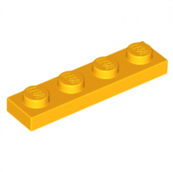 LEGO Platte 1x4 zart orange (3710)